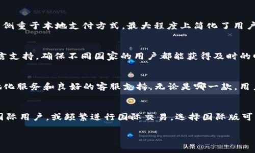 关于“tokenim钱包国际版和国内版”的比较可以帮助用户选择适合自己的版本。以下是相关内容的详细分析。

Tokenim钱包概述
在数字货币的浪潮中，Tokenim钱包凭借其用户友好的界面和强大的功能，吸引了不少用户。Tokenim钱包旨在为用户提供安全、便捷的数字资产管理服务，无论是新手还是老手，使用它都能感受到这款钱包的便利。Tokenim钱包有国际版和国内版的区别，这两个版本在功能、使用体验和适用范围上都有所不同。

一、功能对比
在功能上，国际版和国内版Tokenim钱包都有各自的特色。国际版钱包支持多种语言，方便全球用户使用。这种多语言的支持让不同国家的用户无论在何处，都能享受到流畅的体验。而国内版则侧重于支持人民币的充值和提现，这一点对中国用户尤为重要。

二、安全性分析
安全性是所有数字钱包最核心的部分。国际版Tokenim钱包采用了国际标准的加密技术，确保用户资金的安全。同时，它还通过各种防止黑客攻击的措施来保护用户信息。而国内版则符合中国金融监管的要求，确保用户在使用过程中符合相关法律规定，从而实现用户资金的安全。

三、用户体验
在用户体验方面，国际版的界面设计现代而简洁，适合全球不同文化背景的用户。用户可以轻松找到他们需要的所有功能，例如转账、查看余额等。国内版因为考虑到本土用户的习惯，进行了本地化的调整，使得整个平台的操作更加符合中国用户的思维方式和使用习惯。

四、充值与提现方式的区别
充值和提现是钱包使用中的重要环节。国际版提供多种国际支付方式，如信用卡、PayPal等，方便全球用户进行充值。而国内版则特别侧重于本地支付方式，最大程度上简化了用户的充值与提现流程，让用户可以快速完成交易。

五、客服支持
客服支持是用户在遇到问题时的重要帮助。国际版Tokenim钱包提供24小时在线客服，用户可以随时寻求帮助。同时，它还提供多语言支持，确保不同国家的用户都能获得及时的回应。而国内版则设立了专门的中文客服团队，更好地理解本土用户的问题，提供更为贴心的服务。

六、用户评价与反馈
用户的评价是判断一款产品好坏的重要依据。国际版的用户普遍认为其界面友好、功能齐全，而国内版的用户则更赞赏其便捷的本地化服务和良好的客服支持。无论是哪一款，用户反馈都能帮助钱包团队不断改进和，以提升用户体验。

七、总结与建议
总的来说，如果你是在中国境内活动的用户，Tokenim钱包的国内版更适合你，因为它为本土用户提供了更多便利。而如果你是一个国际用户，或频繁进行国际交易，选择国际版可能会让你的体验更加顺畅。根据自己的需求选择合适的版本，将能够最大程度上发挥Tokenim钱包的价值。

在决定使用哪个版本之前，建议用户根据自己的具体需求来做出选择，并关注Tokenim钱包的动态更新。